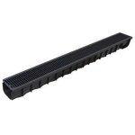 Caniveau plastique (pe - hd et pp) midi noir - classe a15 - grille en polypropylène - marshalls - caniveau ... Caniveau plastique (pe - hd et pp) midi noir - classe a15 - grille en polypropylène - marshalls - caniveau ...