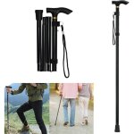Canne de marche aluminium, b�tons de marche pliables, canne pliante et r�glable, canne de marche pliante ...