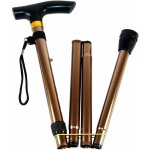 Canne de marche pliante, canne extensible avec manche en bois, r�glable pliable l�ger, assure l'�quilibre, ...