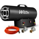 Canon à chaleur au gaz 50 kw avec tuyau et détendeur Canon à chaleur au gaz 50 kw avec tuyau et détendeur