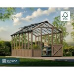 Canopia natura 8, 6m - kit de serre en bois de cdre
