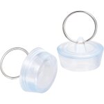 Caoutchouc �vier bouchon, drain bouchon transparent pendentif anneau pour baignoire cuisine et salle ...
