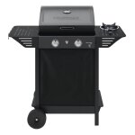Capaldo - barbecue  gaz avec pierre de lave xpert 100ls plus 7, 1 + 2, 1kw made in italy