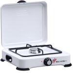Cuisinière à gaz 1 avec couvercle - camping multifire 1 - 1, 5 kw Cuisinière à gaz 1 avec couvercle - camping multifire 1 - 1, 5 kw