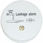 Capteur d'alarme de fuite d'eau, alerte de fuite � piles, d�tecteur d'eau 90db pour sous - sols, salles ...