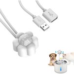 Capteur automatique pir externe pour fontaine a eau chat dc 5v 1a avec interface usb 30 cm pour fontaines ...