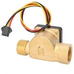 Capteur de dbit d'eau g1 / 2 pouces, interrupteur  filetage mle femelle, transducteur  effet hall, ...