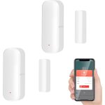 Capteur intelligent de porte wifi, alarme d�tecteur de fen�tre de porte sans fil, capteur intelligent ...
