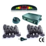 Capteurs de stationnement 8 capteurs noirs - avec affichage distance et bip sonore - syst�me d'aide au ...