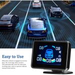 Capteur de stationnement de voiture radars de recul syst�me avant et arri�re soutien son avertissement ...