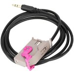 Car aux in rns - e navigation male 3. 5mm audio jack 32pin wire cable for a3 a4 a6 a8 tt