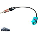 Car radio antenna adapter, fakra z male to din male universal connector with rg174 coaxial cable, car ...