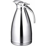 Carafe isotherme inox, pichet thermo � double paroi en acier inoxydable, de 2 l en argent�, bouteille ...