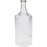 Carafe en verre avec un bouchon dor�, 1l