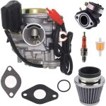 Compatible avec le carburateur 4 temps gy6 pour scooter 49cc 50cc taotao go kart moped moteurs pd18j ...