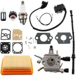 Carburateur avec bobine dallumage filtre � carburant tuyau de carburant filtre � air pour stihl fs120 ...