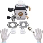 Carburateur carb pour le taille - haie hs45 stihl fs38 fs45 fs46 fs55 fs55r km55 hl45 km55r livr avec ...