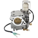 Carburateur complet pour moteur hors - bord yamaha 4 temps 20 / 25 chevaux - compatible avec 65w - 14901 ...