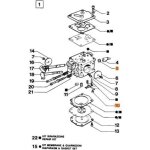 Carburateur d'origine emak 2318520r
