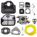 Carburateur avec filtre  air, bougie d'allumage et kit de rparation de membrane pour trononneuses ...