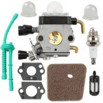 Carburateur, avec filtre  air, joint de conduite de carburant, kit de bougie d'allumage, remplacement ...