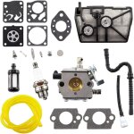 Carburateur avec filtre  air et joint de tuyau  essence pour trononneuse stihl 028 028av 028super ...