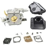 Carburateur filtre  air & reparation membrane joint pour husqvarna 36 41 136 137 141 142 137 e 141 142 ...