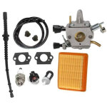 Carburateur avec filtre � air et tuyau � essence pour stihl fs400 fs450 fs480 sp400 sp450 - remplace ...