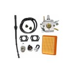 Carburateur avec filtre  air et tuyau  essence pour stihl fs400 fs450 fs480 sp400 sp450 - remplace ...