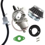 Carburateur avec filtre � air et tuyau - pour pocket bikes et dirt bikes de 47cc et 49cc - robinet de ...