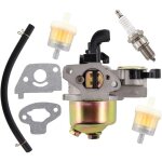 Carburateur filtre � essence bougie d'allumage pour g100 gx100 gxh50 gxh50u gxh50ut moteur wx15 wx15t ...