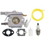 Carburateur avec flexible de filtre � carburant pour tron�onneuse � cha�ne husqvarna 50 51 55