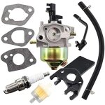 Carburateur g�n�rateur avec joint isolateur d�tanch�it�, filtre � essence, bougie dallumage pour gx160 ...