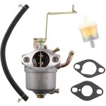 Carburateur avec joint de durite de filtre � essence pour groupes �lectrog�nes einhell et650 et 650 et950 ...