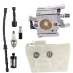 Carburateur compatible avec les moteurs stihl 038 ms380 ms381 , kit trononneuse zama c3 - s148 11191200605 ...