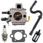 Carburateur de rechange avec filtre � air pour tron�onneuse stihl 034 036 ms340 ms360 - inclut joint, ...