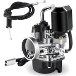 Carburateur, carburateur de remplacement avec passage de 17. 5mm pour la plupart des scooters 50ccm de ...