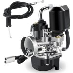 Carburateur, carburateur de remplacement avec passage de 17. 5mm pour la plupart des scooters 50ccm de ...
