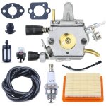 Carburateur pour stihl fs120 fs200 fs250 fs300 fs350 fr350 dbroussailleuse, accessoire fs 250 pices ...
