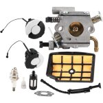 Carburateur ms200 pour tronçonneuse stihl ms200 ms200t 020t 020, kit de remplacement de carburateur 1129120065 ... Carburateur ms200 pour tronçonneuse stihl ms200 ms200t 020t 020, kit de remplacement de carburateur 1129120065 ...