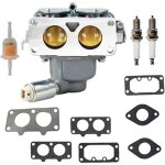 Carburateur de tondeuse � gazon avec �lectrovanne 799230 remplacement pour john deere l111 l118 l120 ...