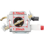 Carburateur pour tron�onneuse husqvarna 340 340e 340epa 345e 345epa
