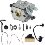 Carburateur de trononneuse avec kit de bobine d'allumage haute performance 1123 - 120 - 0603 pour stihl ...