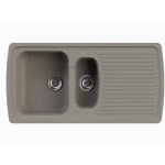 Carea - �vier � encastrer v�nus 1, 5 cuve taupe