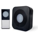 Carillon sans fil - scs sentinel - 200 metres - simplybell - noir