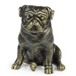 Carlin, mops, carlin - une statuette de chien grandeur nature, une figurine  l'chelle 1:1, une statue ...