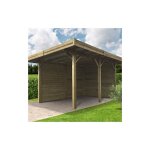 Carport 4064 x 5064 mm avec parois Carport 4064 x 5064 mm avec parois
