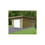 Carport 5064 x 7064 mm garage, ancrage aucun