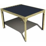 Carport bois ? 3m x 4m ? ind�pendante ? sens largeur ? livraison comprise