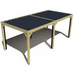 Carport bois ? 6m x 3m ? ind�pendante ? sens largeur ? livraison comprise